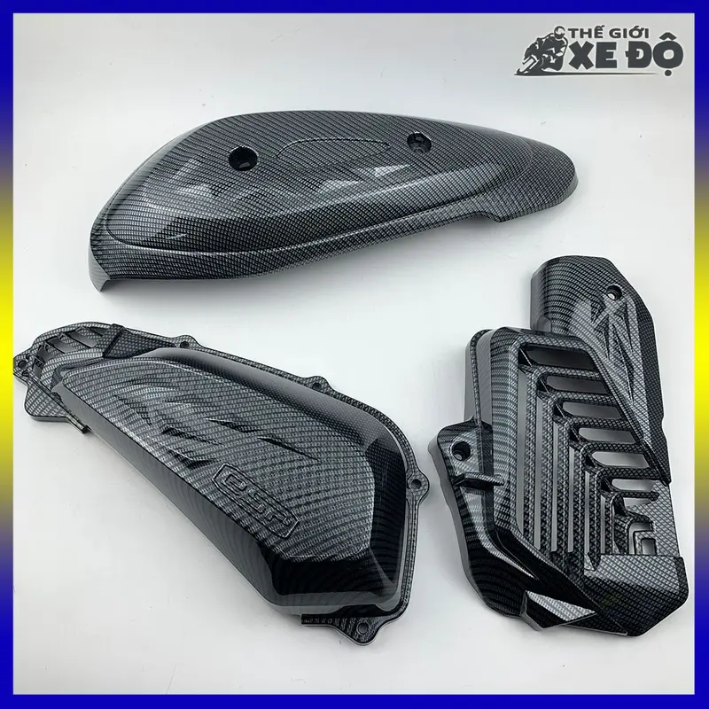 Phụ kiện trang trí ốp carbon Sh mode 2020 - 2021 - 2022 - 2023 - 2024, đồ chơi ốp cacbon xe Sh mode 3