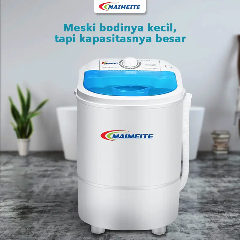 MAIMEITE Mini Washing Machine Mesin Cuci Mini Hemet Energi 4.5KG 8