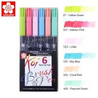 Gambar Sakura Koi Coloring Brush Pen Set 6 Color Pastel Kuas Calligraphy dari CENTRO TRADING Kota Bandung 2 Tokopedia