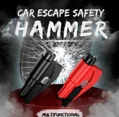 Product Introduction of Safety Hammer Car Emergency Rescue Kit Portable Key Chain Window Breaker Glass Emergency Hammer 14