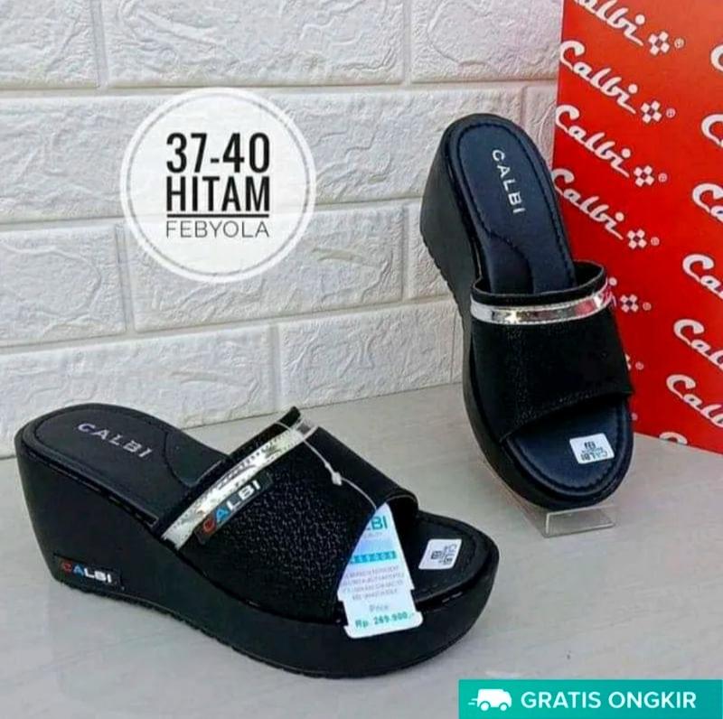 Product Introduction of SANDAL WANITA CALBI TERBARU/SANDAL WEDGES CALBI MURAH Kasual 4