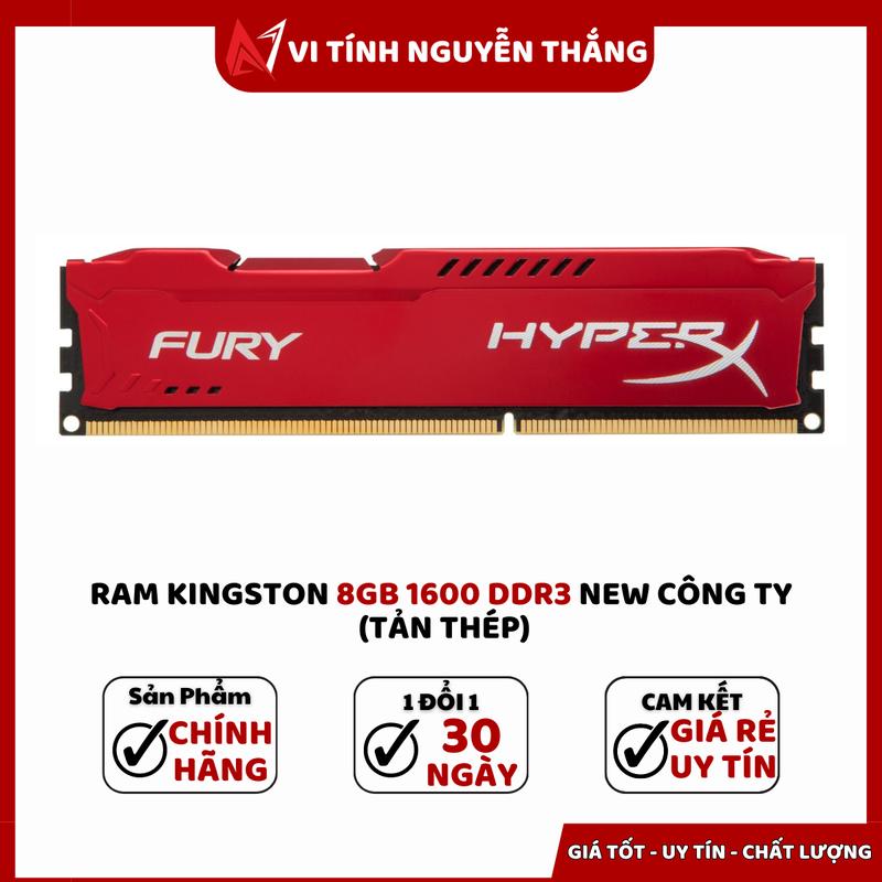Ram Kingston Fury X 8G 1600 DDR3 Renew Full Box - Bảo Hành 36 Tháng
