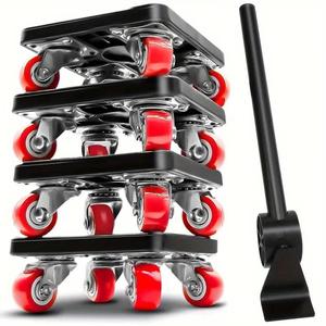 Juego de muebles de gran resistencia, herramienta para muebles de 880 lb, deslizadores que ahorran esfuerzo para mover fácilmente sofás, neveras y sillones en suelos duros