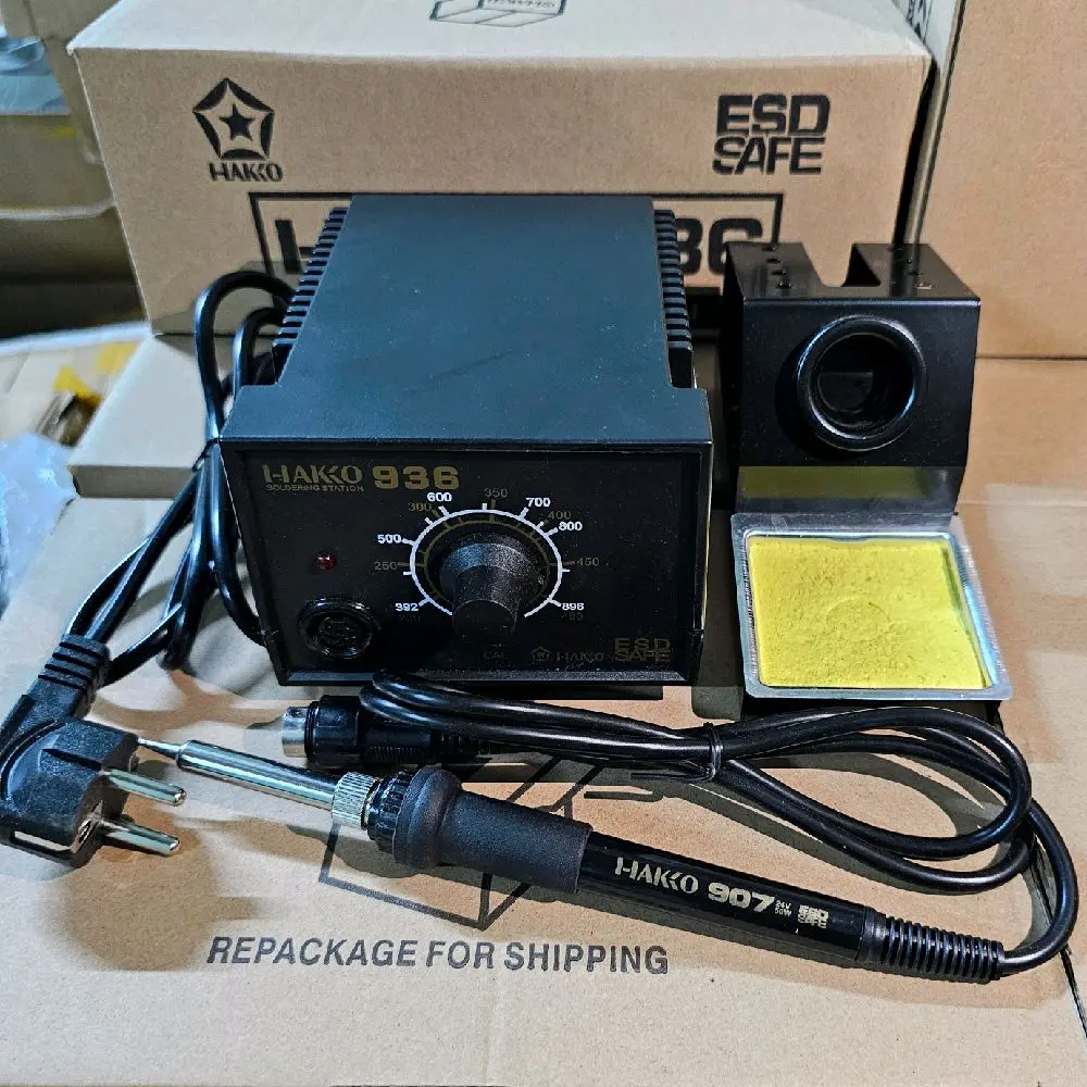 Trạm Hàn - Máy Hàn Thiếc Hakko936 220V 60W Có Điều ChỈnh Nhiệt độ 200-480