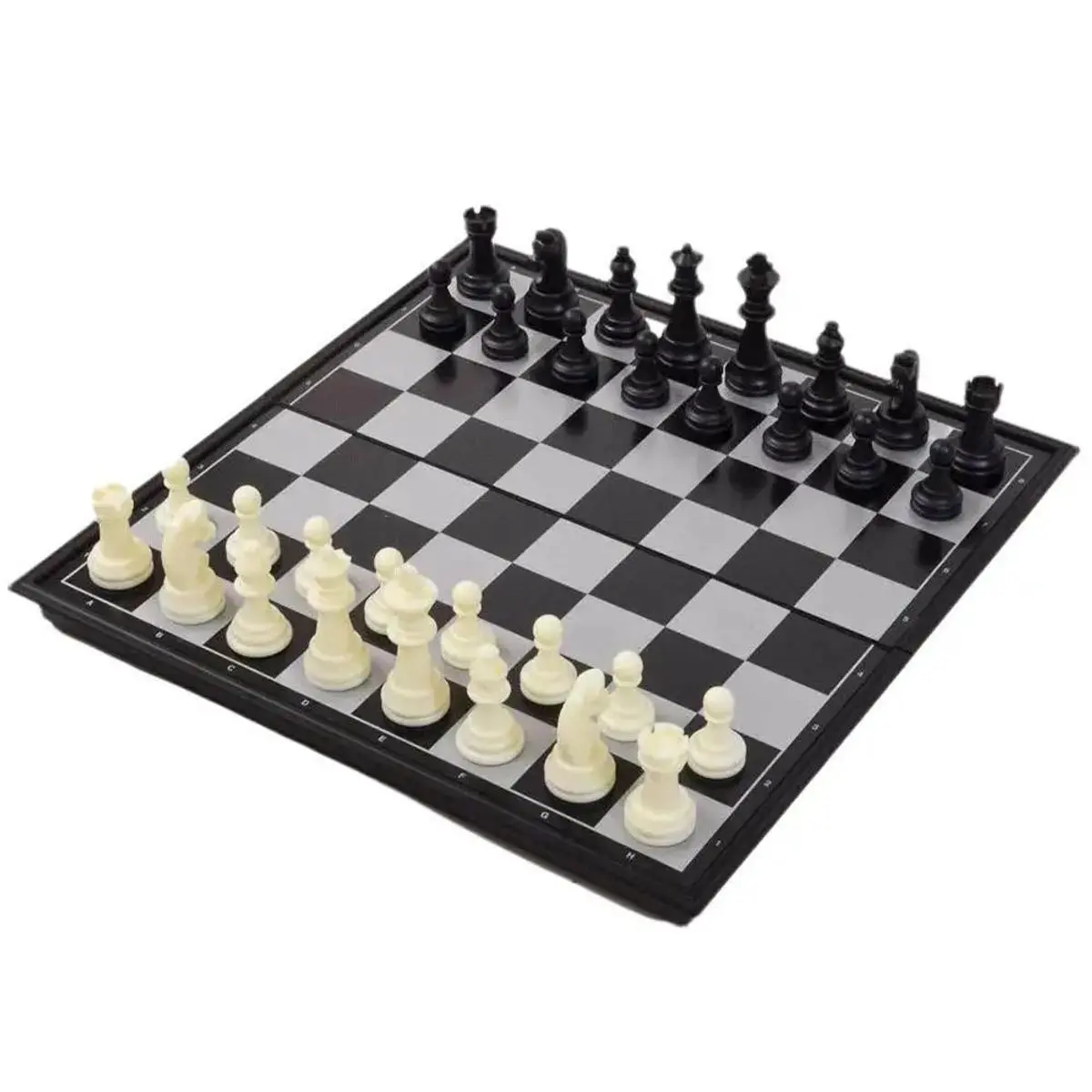 Bàn Cờ Vua Nam Châm Tiêu Chuẩn Quốc Tế - Nhựa Dẻo ABS, Kích Thước 133x127 mm