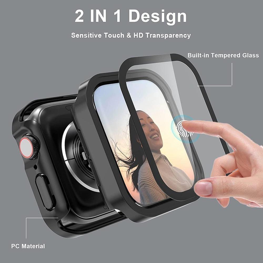 Tempered Glass Case Cover for IWatch Apple Watch Ultra 3 2/Ultra 49mm Series 11 10 9 4 5 6 7 8 SE 3 2 46 42 40mm 41mm 44mm 45mm Anti Gores Waterproofing Screen Protector for Jam Tangan Smartwatch I8 S10 S8 S9 Pro Max T900 T800 Ultra 8 MAX 9 PRO S20 T500 Tempered Glass Case Cover for IWatch Apple Watch Ultra 3 2/Ultra 49mm Series 11 10 9 4 5 6 7 8 SE 3 2 46 42 40mm 41mm 44mm 45mm Anti Gores Waterproofing Screen Protector for Jam Tangan Smartwatch I8 S10 S8 S9 Pro Max T900 T800 Ultra 8 MAX 9 PRO S20 T500