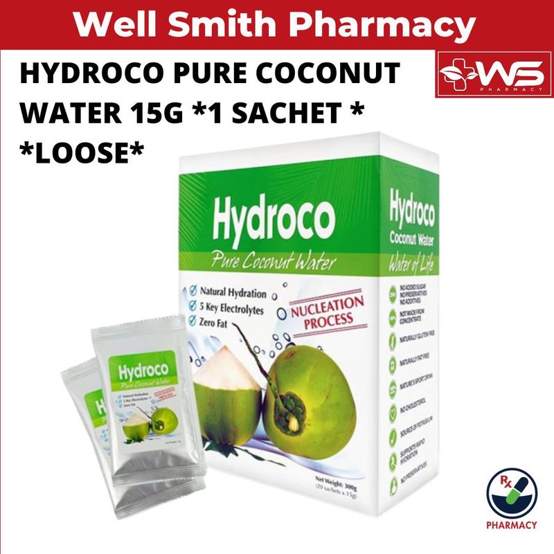 HYDROCO PURE COCONUT WATER 15G (1 SACHET) (LOOSE) - TikTok Shop Malaysia