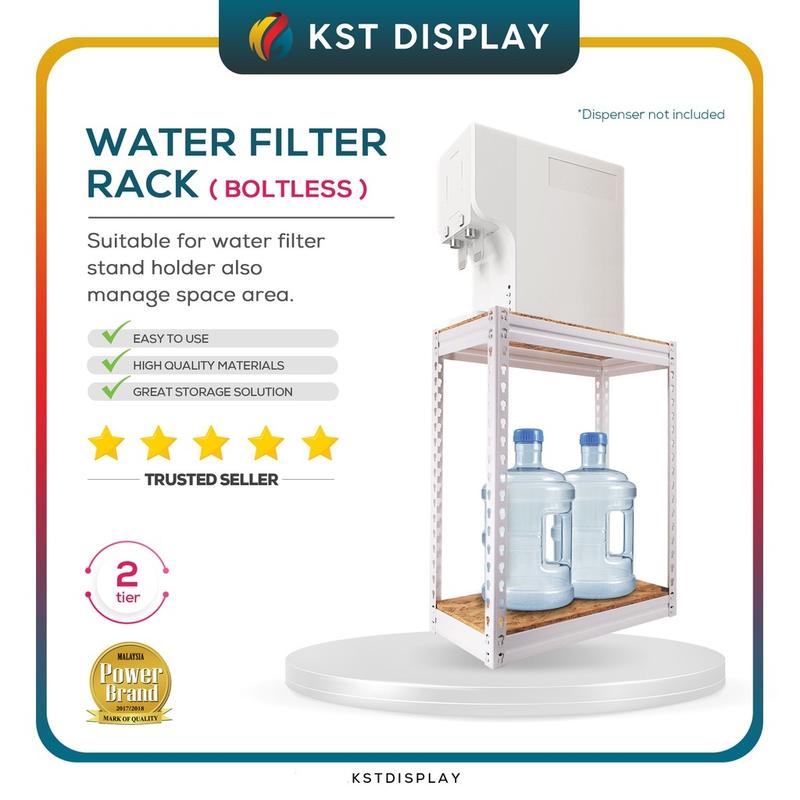 Boltless Rack Matt White For Water Filter / Rak Berdiri / Multipurpose ...
