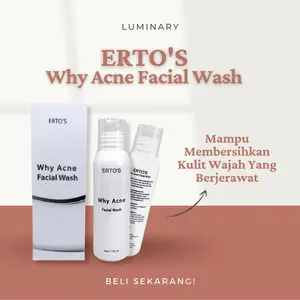 [ ERTOS ] WHY ACNE FACIAL WASH - ERTO'S WHY ACNE FACIAL WASH - SABUN