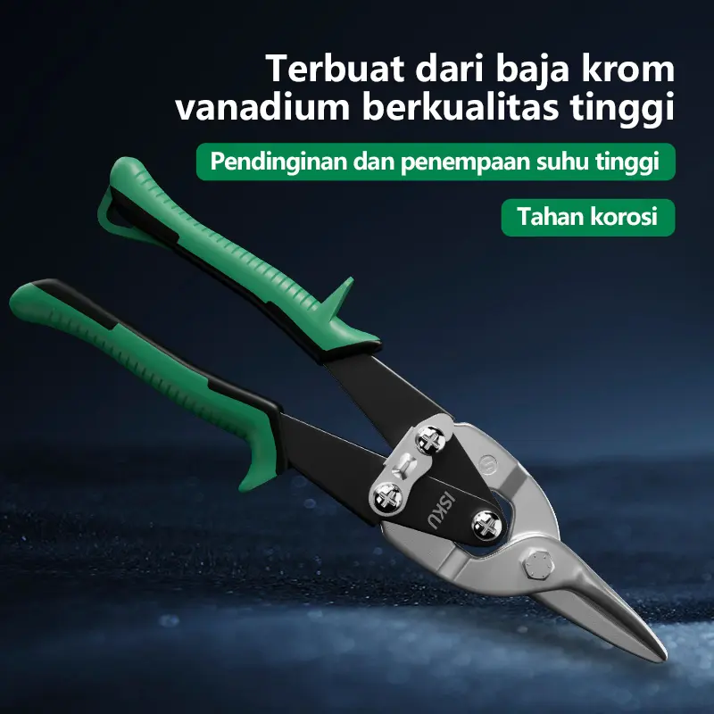[ISKU] gunting seng serbaguna gunting penerbangan 10 inch gunting holo 2