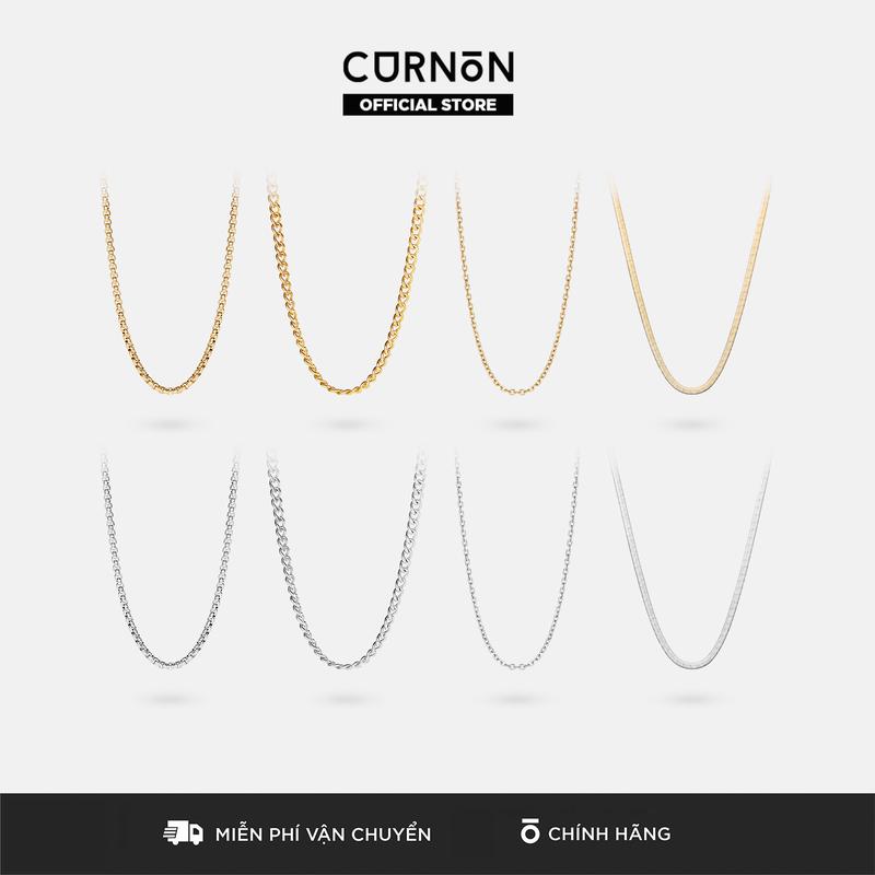 Bộ Sưu Tập Dây Chuyền Nam Curnon THE ESSENTIALS- Trang Sức Vòng Xích Phong Cách Mạnh Mẽ, Cá Tính - Chất Liệu Thép Không Gỉ - Tạo Điểm Nhấn Cho Nhiều Loại Trang Phục