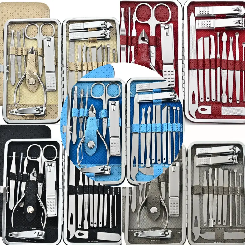 Bộ Bấm Móng Tay 19 Món Thép Không Gỉ-Bộ Cắt Móng Tay Cao Cấp 8