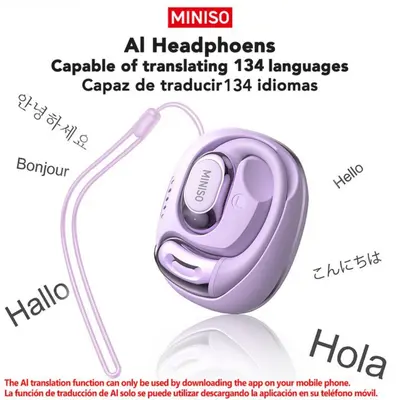 Translation Earbuds MINISO MS156 Al Real Time 3-in-1 Translator