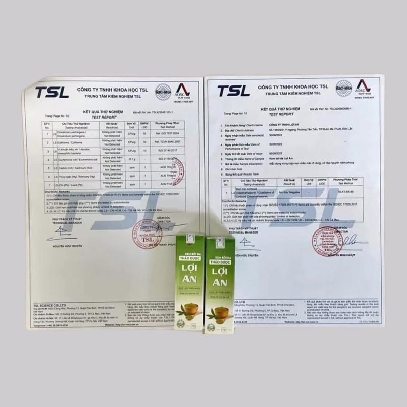 ( Quà Tặng ) Kem Bôi Da Thảo Dược Lợi An 15g 4