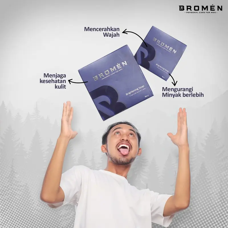 Paket Lengkap Dijamin Wajah Putih Sabun + Serum BROMEN 3