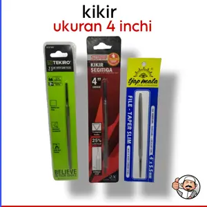 Kikir Asah Gergaji Cap Mata Schlieper Original Ukuran 4 Inci - Logam