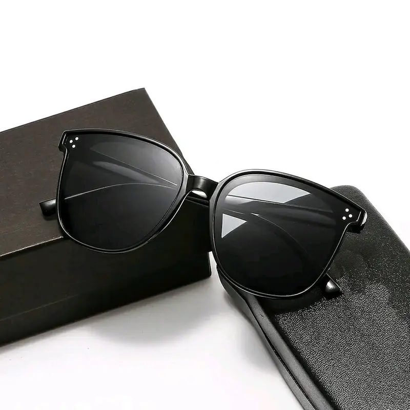 Kacamata hitam titik 3 pria wanita korea fashion mata kucing Eyewear Sunglasses 2