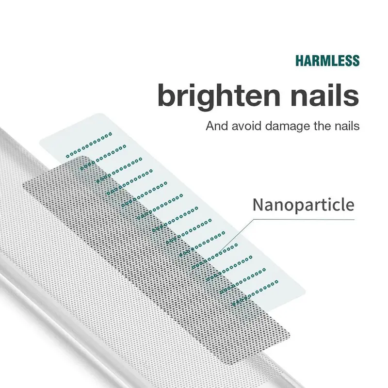 Dũa Móng Tay Thủy Tinh Nano Chuyên Nghiệp, Dụng Cụ Làm Móng Nghệ Thuật, Đánh Bóng Trong Suốt, Đánh Bóng, 1 Cái 6