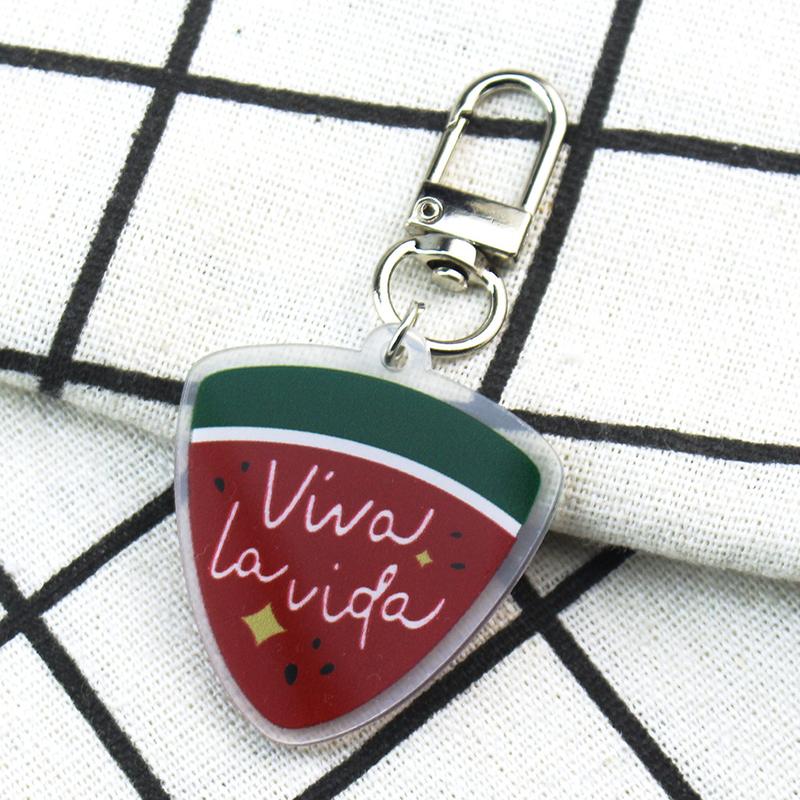 Product Introduction of 【COD】Korean Drama Twinkling Watermelon Keychains & Necklaces, Cute Gift Viva La Vida Shinny Guitar 3