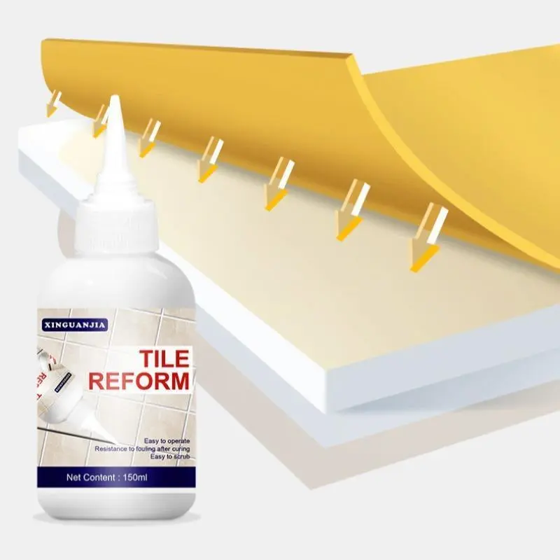 Waterproof Tile Grout Filler, Tile Repair Filler, Grout Tiling Tile Reviver Repair, Concrete Caulking Adhesive Tile Joint Renovation Agent, Tile Joint Repair Agent 7