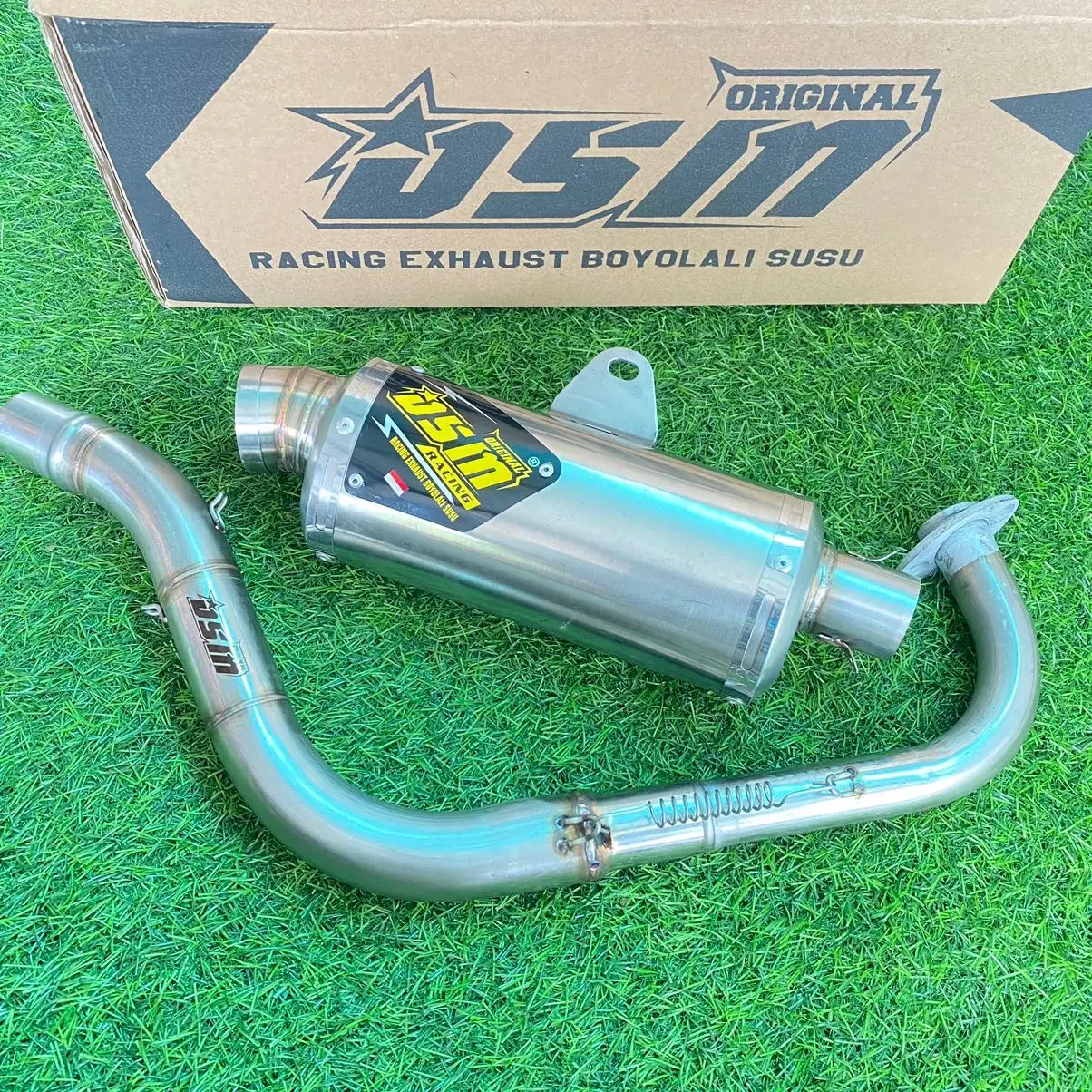 Knalpot Dsm type oval beat mmt dsm racing Motorcycle slencer knalpot dsm Kendaraan
