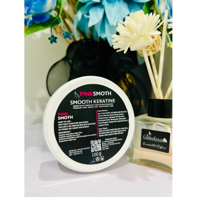 [ISI 2 PCS] PELURUS RAMBUT TANPA CATOK  KERATIN Pelurus Rambut Travel Size 100ML 5