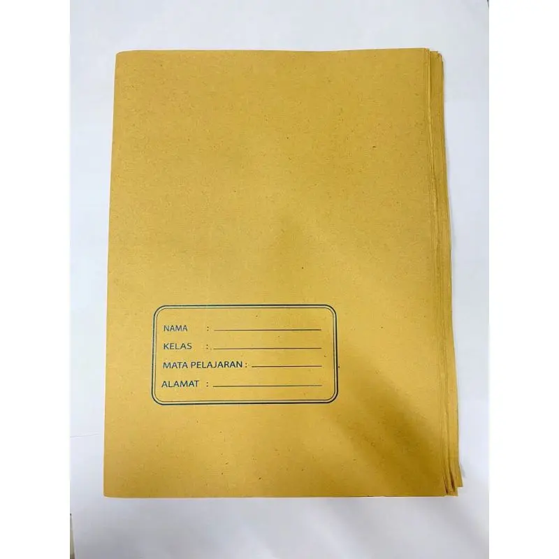 SAMPUL BUKU COKLAT SAMSON GAMBAR KWARTO PER 10 LEMBAR 0