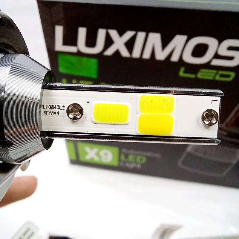 LAMPU LED Fog Lamp H11 H8 H16 HB3 HB4 Mobil X9 ECO9 Original Ori Asli Luminos Luximos Nine 5