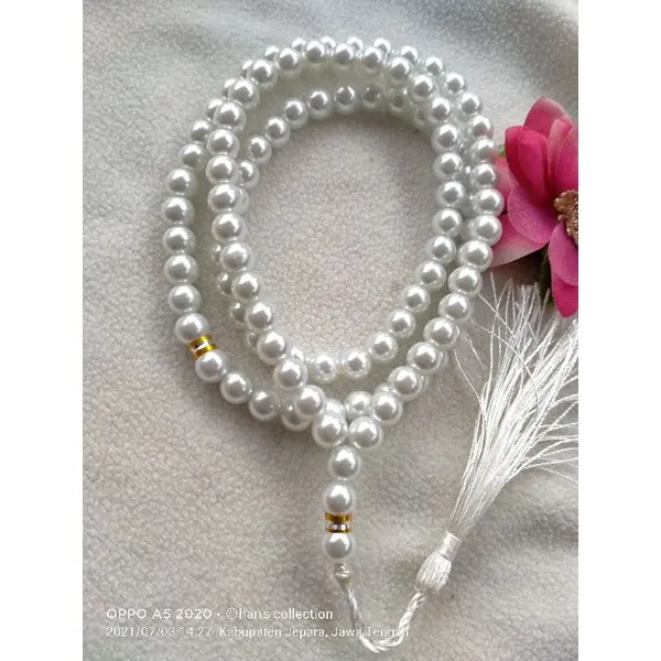 Tasbih mutiara 99/tasbih murah/tasbih panjang muslim umroh