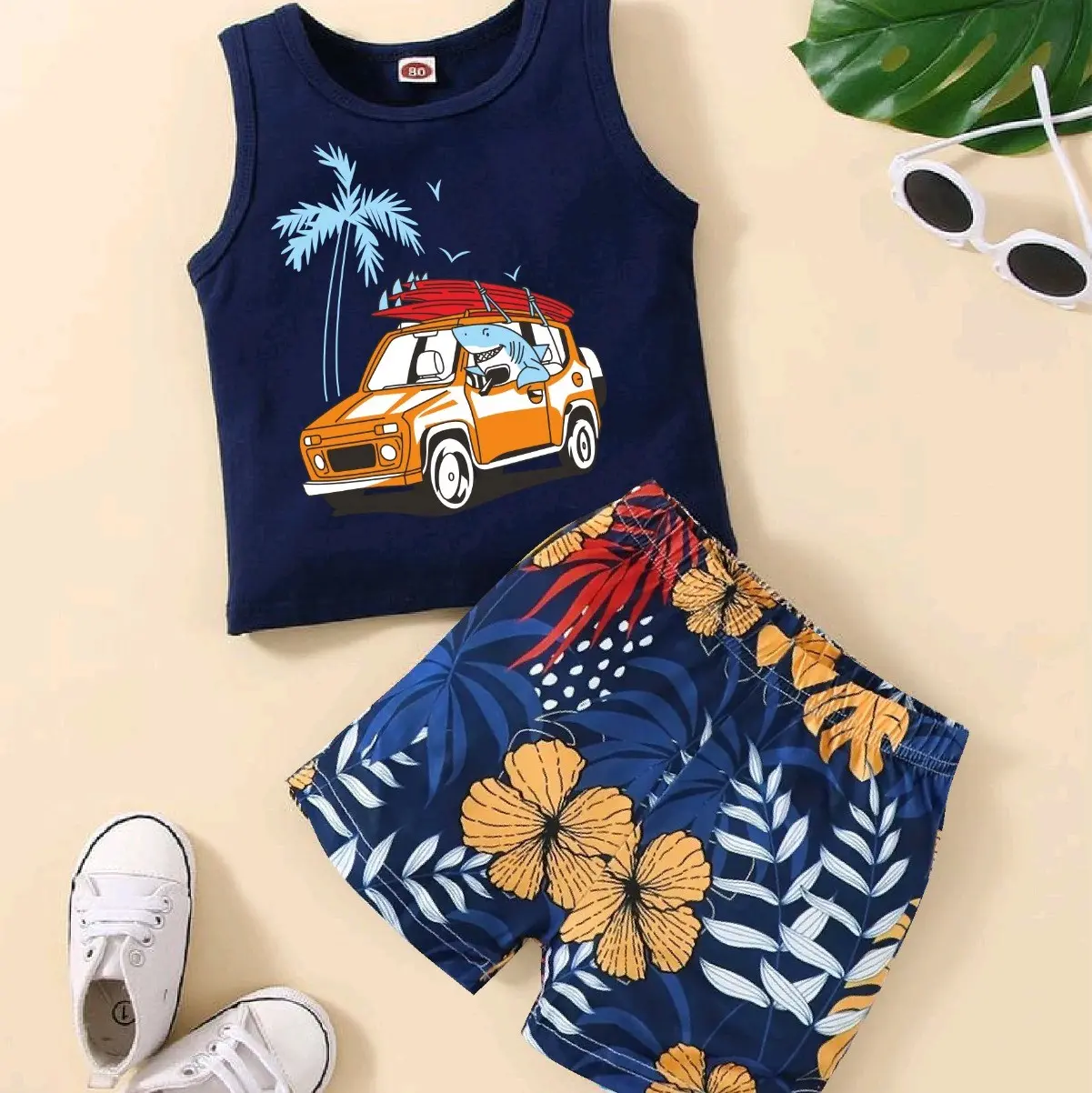 Setelan Anak-anak/Setelan Singlet Anak/Setelan Anak Full Printing