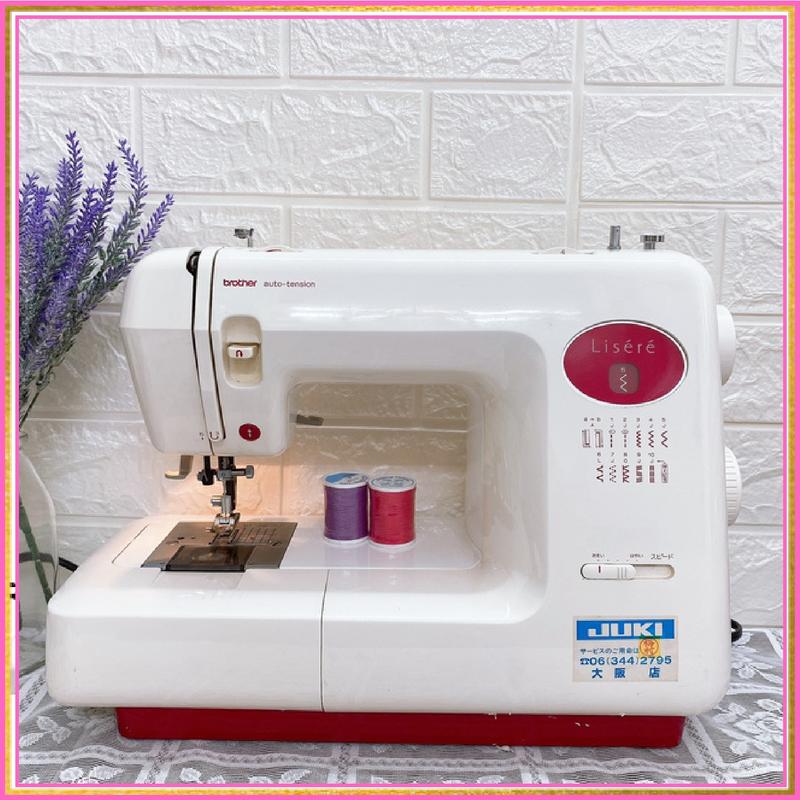 Máy may Brother  Lisere có đủ các màu hồng, đỏ, xanh dương, đen- máy chạy êm bao bền máy  may