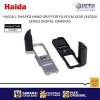 Gambar Haida L-Shaped Hand Grip for Fujifilm X100 /X100VI Series Digital Cameras Black Silver - HD4811 - BLACK dari Sentra Digital Kota Surabaya 1 Tokopedia