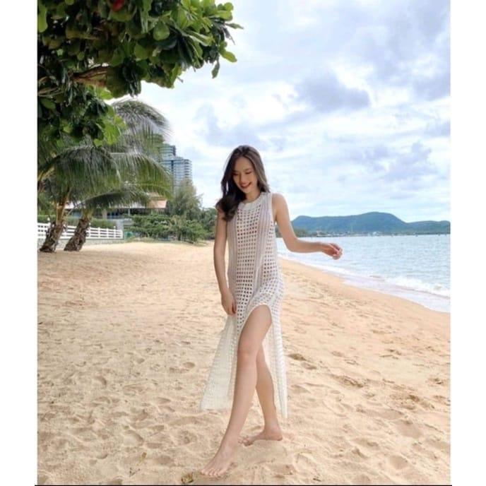 ARA outer cover up woman premium / luaran bikini outer rajut premium / beachwear knit outer woman / korean outer premium / beachwear bali / cardigan wanita premium / outer luaran pantai / cover up bikini wanita / cardigan rajut 5