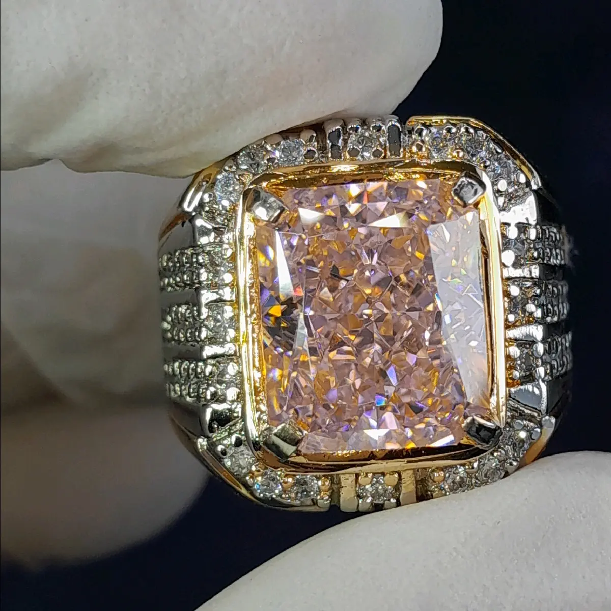 cincin pink salamander Batu Ring