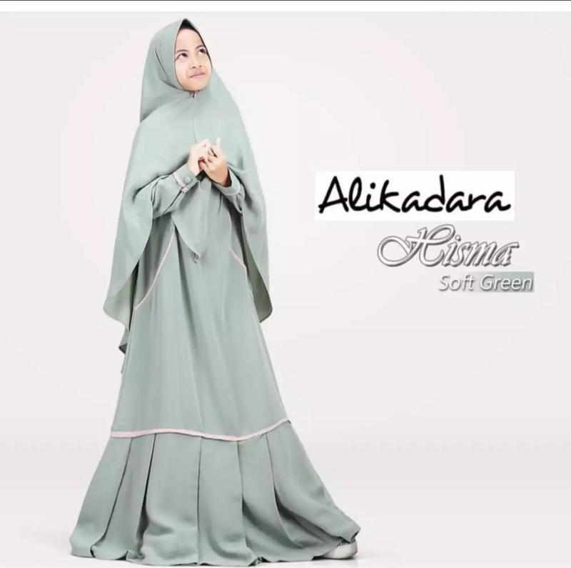 alikadara syar'i// gamis remaja perempuan2025// gamis set kerudung// gamis anak lebaran 2025/ baju  muslim  tanggung/ baju anak lebaran 2025 9