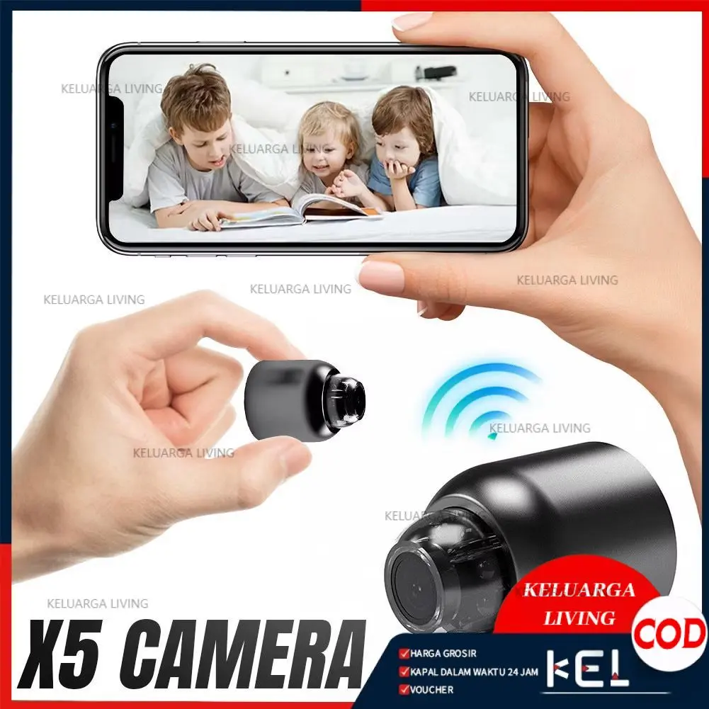 CCTV Mini Camera Wifi HD Ip Kamera CCTV Micro Keamanan Kamera Pengintai Tersembunyi Smart Camera