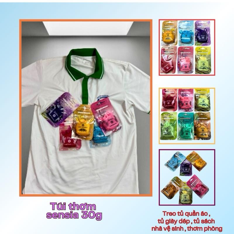 Túi Thơm Sensia - Treo Tủ Quần Áo, Xe Ô Tô, Nhà Vệ Sinh - Hương Tinh Dầu Tự Nhiên - Giữ Mùi Lâu, Khử Mùi Hiệu Quả