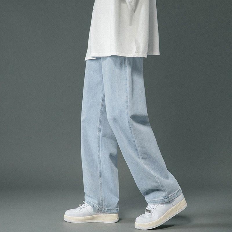 Quần Dài Quần Jean Baggy Nam, Phong Cách Hip Hop Hàn Quốc, Quần Ống Rộng Thẳng, Quần Thời Trang Đường Phố Ưu Đãi Tốt Nhất Của OXIA 4
