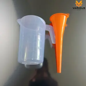 Paket Corong Oli Panjang dan Gelas Ukur 1000ML / 1 Liter