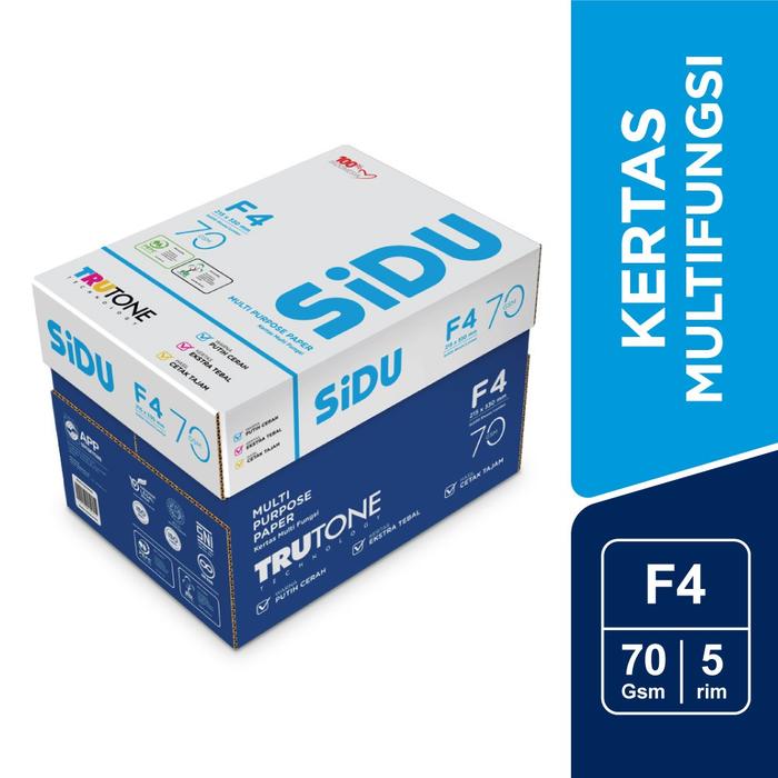 Gambar SiDU Kertas Fotocopy  70 GSM F4 - 1  Boks = 5 Rim - Spesifikasi dari SiDU Official Kab. Bogor Tokopedia