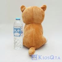 Gambar boneka macan cute tiger kucing duduk coklat putih melet medium dari Kiosqta Kota Surabaya 5 Tokopedia