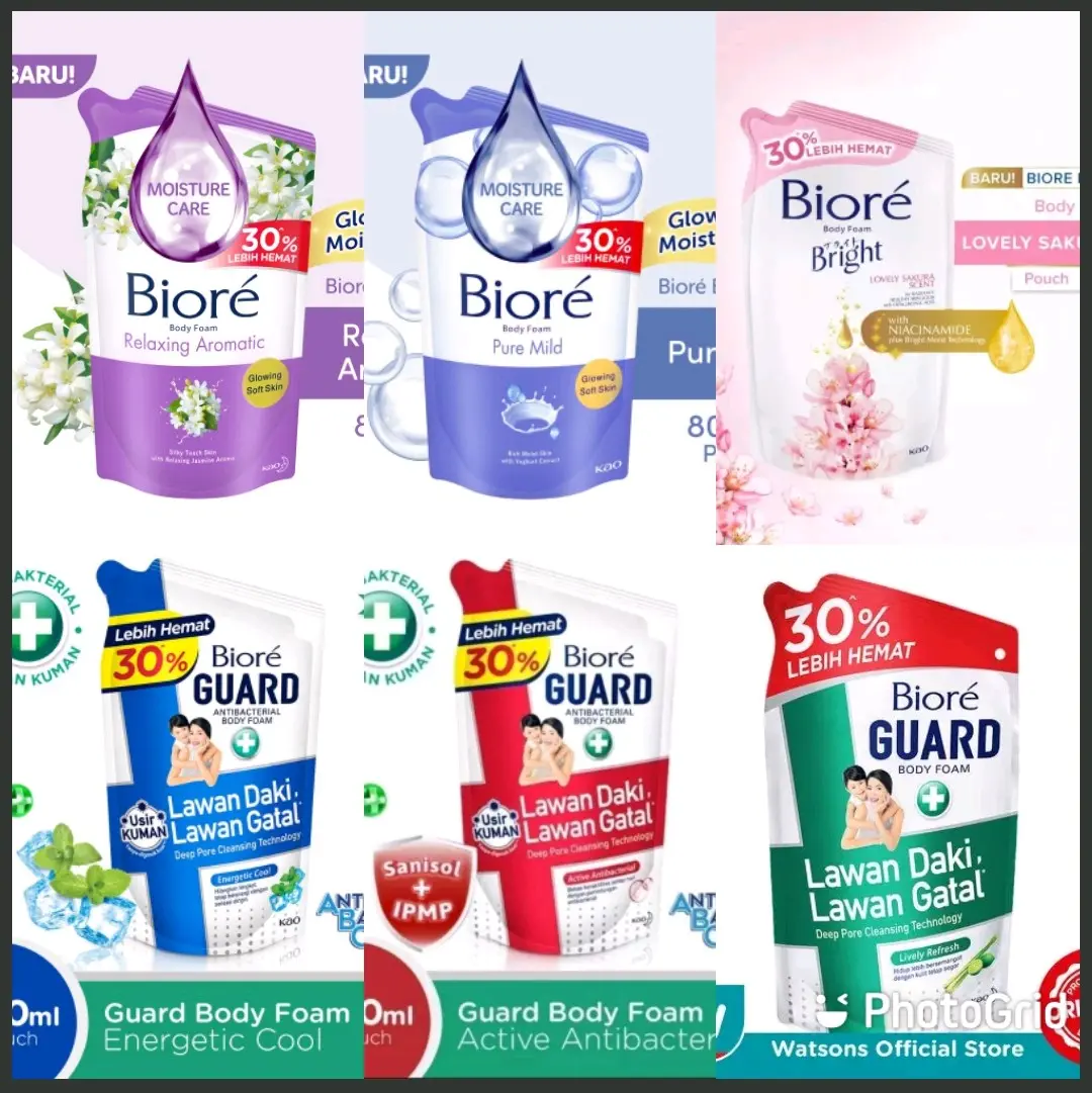 Bi0re Sabun Mandi Cair 800ml Varian Energetic ini Cool - Pouch Packing Aman - Soap, Cleansing