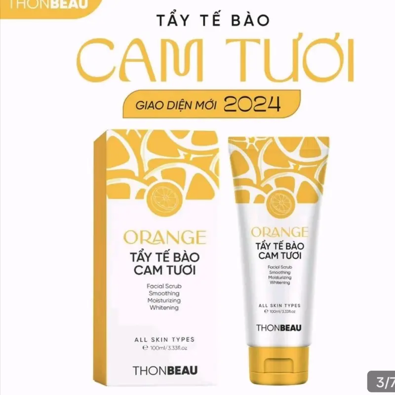 ORange  KEM TẨY DA CHẾT CAM TƯƠI -Chăm sóc Da làm đẹp Skincare 4