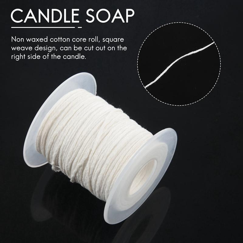 Candle wick, flat wick, round wick, lamp wick, coil - 61 M, for the production of candles 4
