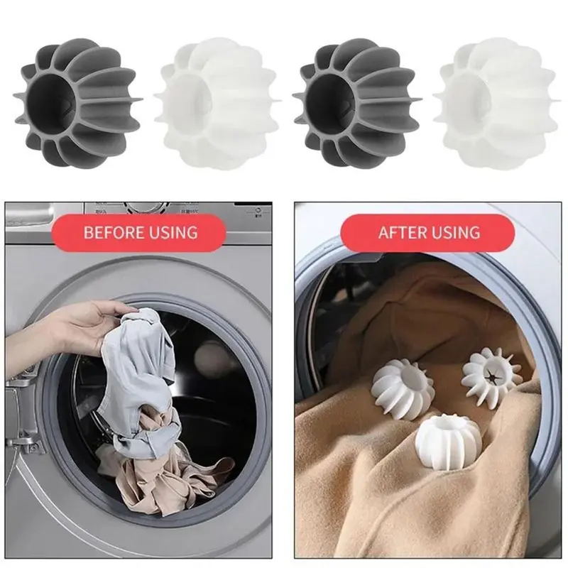 Set 10 quả Bóng giặt Silicone tái sử dụng, hiệu quả ngăn chặn quần áo từ quanh co, cho quần áo sạch sẽ, máy giặt, silicon mềm, dụng làm sạch giặt xả 0