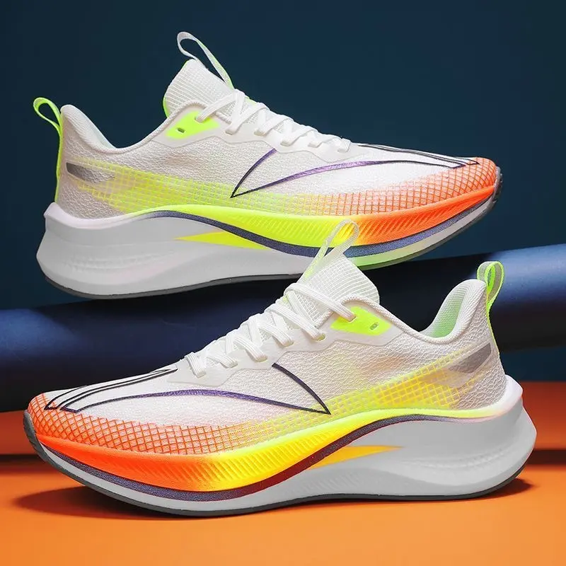 Larian, Sangat Ringan, Sneakers, Bernafas, Penyerapan Kejutan, Tapak Lembut, Sesuai untuk Pelajar,  Larian Ringan,  Lelaki, Ketibaan Baru, Sesuai untuk Aktiviti Luar Musim Panas tennis   Outdoor Sports Sepatu   volleyball   bola  tampar moonwalkers