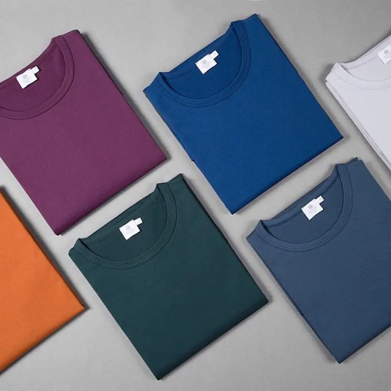 Kaos pria polos paket 6pc 100rb Katun Santai Crew Neck V-Neck Slim-fitting Polos Bunga Setrip Putih Hitam Distro Baju Dewasa Keren Oblong Combed Motif Panjang Cowok Tulisan 0