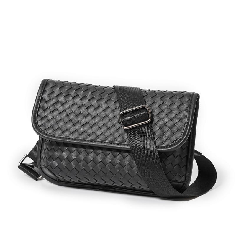 Product Introduction of Japan Fashion Braided Chest Bag Casual Shoulder Bag CrossBody Bag Tiger-head Bag 7