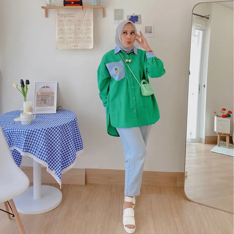 Pineapple shirt | Kemeja Oversize Katun 6