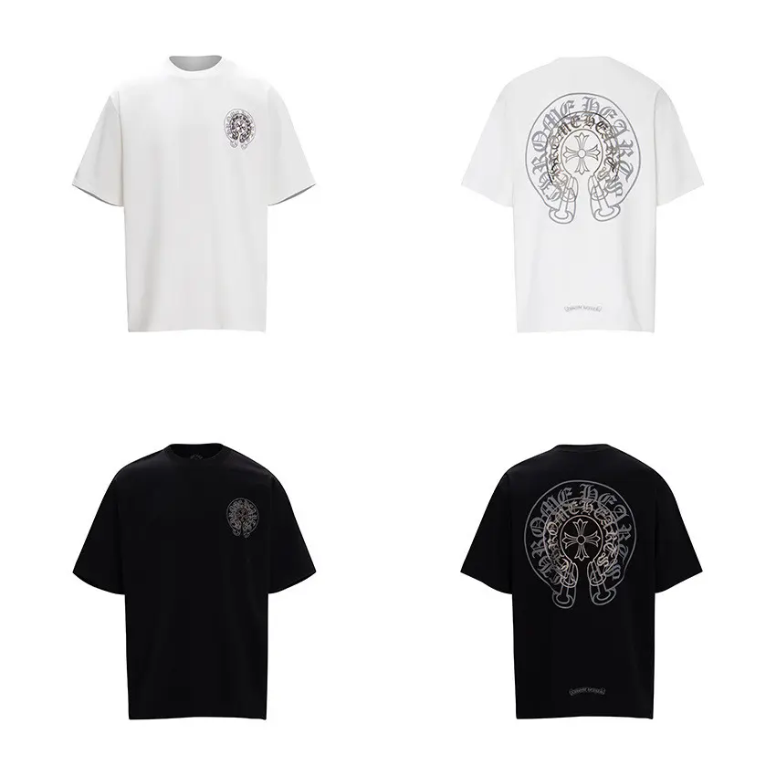 ÁO Thun STVA Chrome Hearts, SợI ĐôI Cotton NguyêN ChấT, DáNg RộNg Phong CáCh Hip-Hop Và ĐườNg Phố, NgắN Tay, DàNh Cho Nam GiớIáO Thun Nam đẹP 2025 áO PhôNg Nam áO PhôNg Local Brand áO RắN 2025 Menswear Cổ Tròn